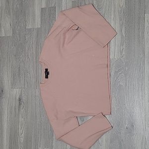 Forever 21 Oversized Long Sleeve Crop Top